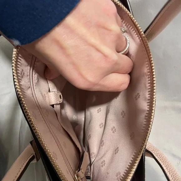 Kate Spade Pink Satchel with Gold Accents - Picture 11 of 16